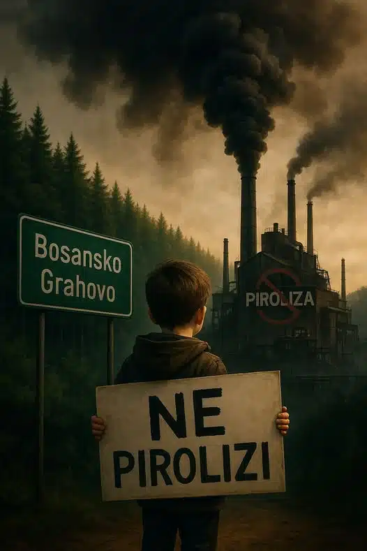 Bosansko Grahovo oštro se protivi pogonu za pirolizu guma
