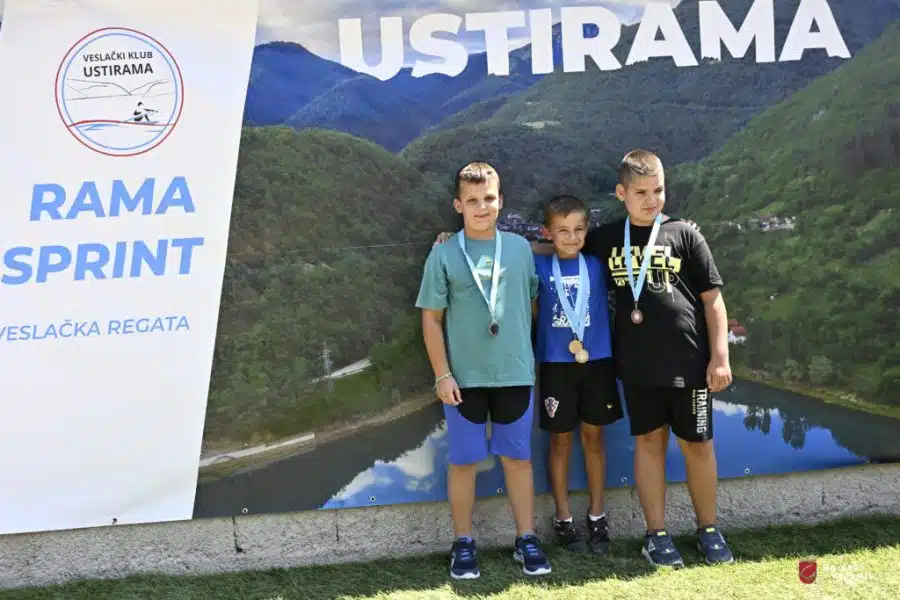 Veslačka regata “Rama Sprint” održana na Ustirami