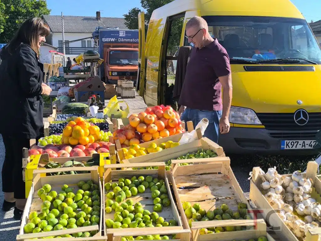 Današnja ponuda i cijene na tomislavgradskoj tržnici
