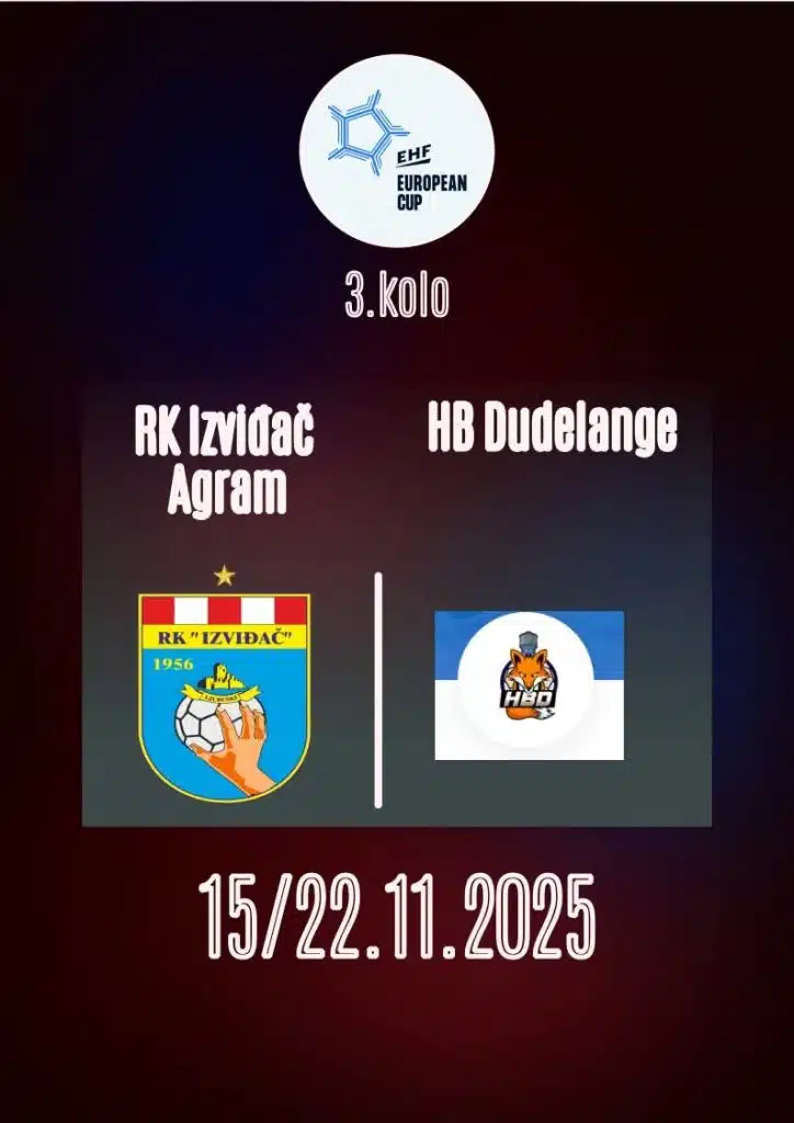 EHF Euro kup: RK Izviđač Agram u trećem kolu protiv HB Dudelange iz Luksemburga