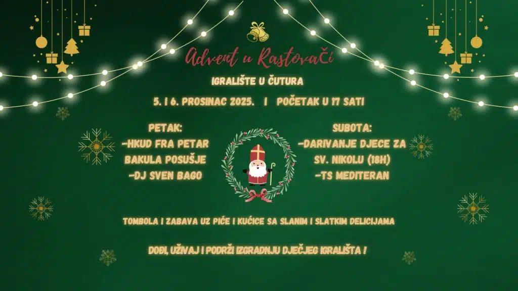 NAJAVA: ADVENT U RASTOVAČI