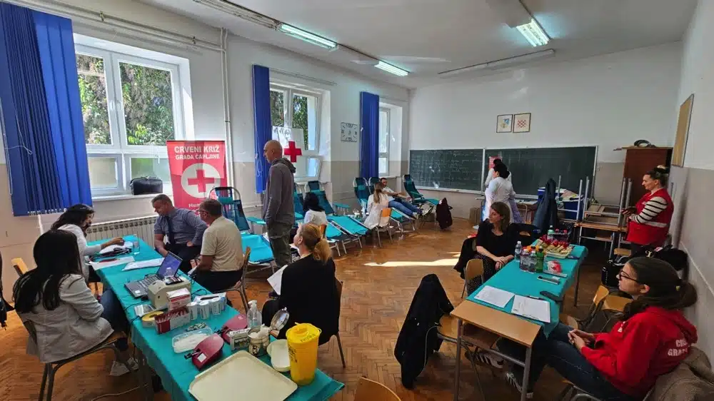 FOTO | U sedmoj ovogodišnjoj akciji u Čapljini prikupljeno 55 doza krvi