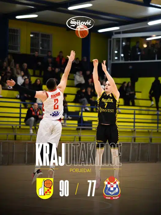 KK Posušje upisao važnu pobjedu protiv HKK Rame