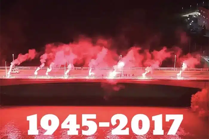 VIDEO | Čapljina: Bakljada na mostu i hotelu Mogorjelo za Slobodana Praljka