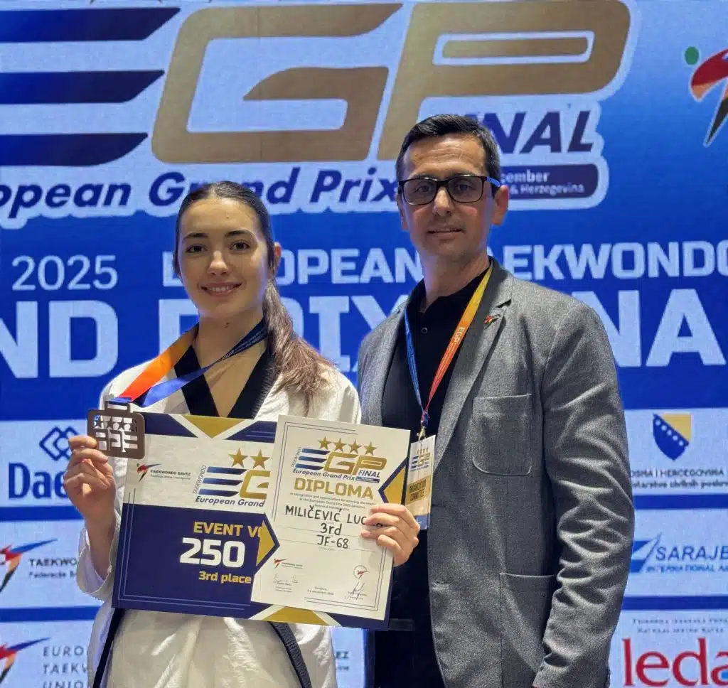 Veliki uspjeh Taekwondo kluba Poskok: Lucija Miličević među najboljima u Europi