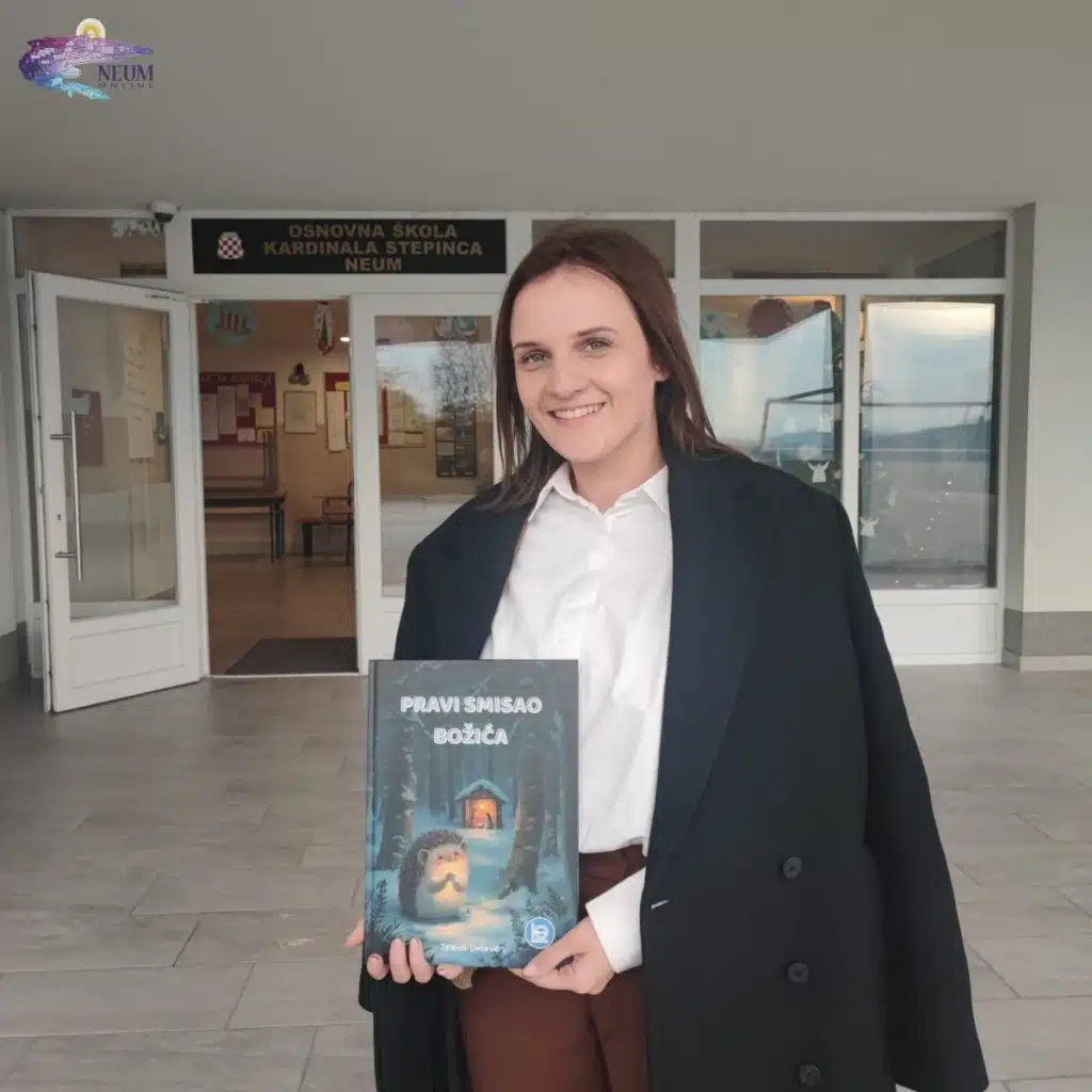 FOTO: Jelena Grčević u Neumu predstavila svoju slikovnicu “Pravi smiso Božića”