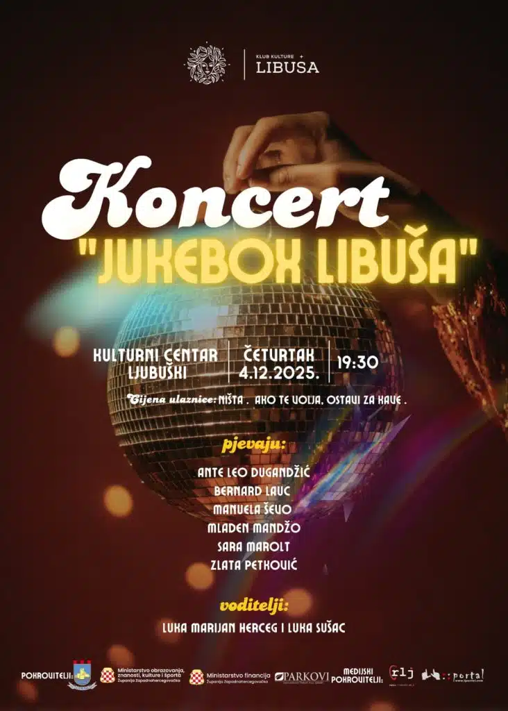 Ljubuški: Večeras koncert “Jukebox Libuša” u Kulturnom centru