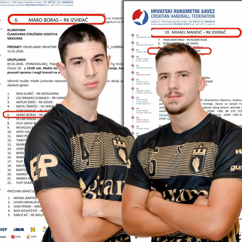 Novi pozivi za reprezentacije igračima RK Izviđač Agram