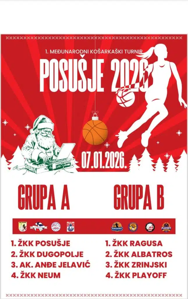 Posušje domaćin „Novogodišnjeg turnira Posušje 2026.“: stižu jake kadetske ekipe iz Hrvatske i BiH