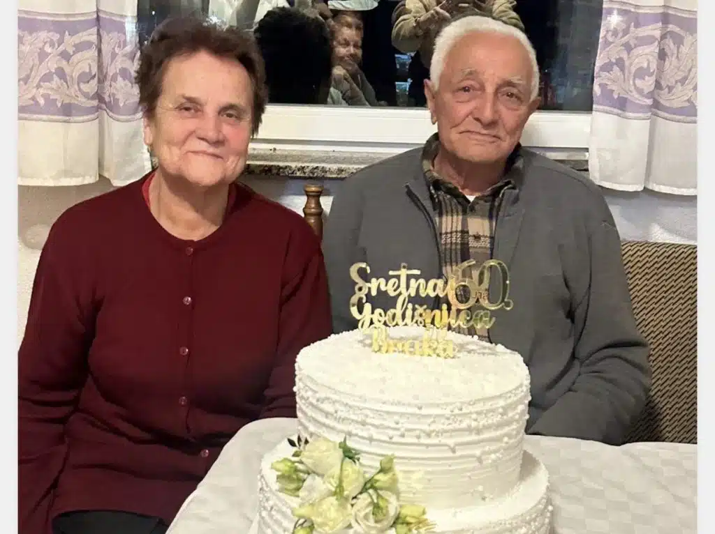 Milan i Iva Tolo iz Vira proslavili dijamantni pir – 60 godina braka