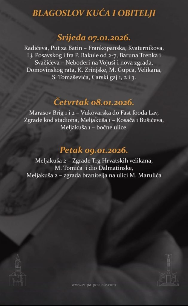 Blagoslov kuca i obitelji
