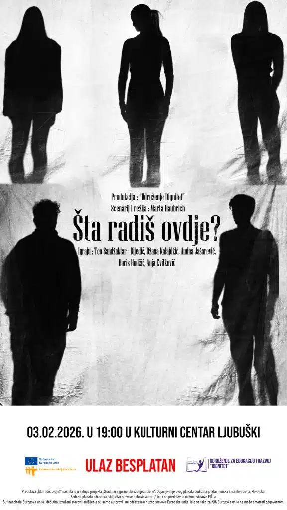 U Kulturnom centru Ljubuški kazališna predstava „Što radiš ovdje?“