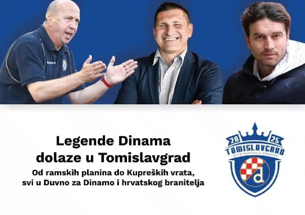 Plava oluja zajedništva: Rama i Kupres stižu u Tomislavgrad podržati Dinamo i hrvatskog branitelja