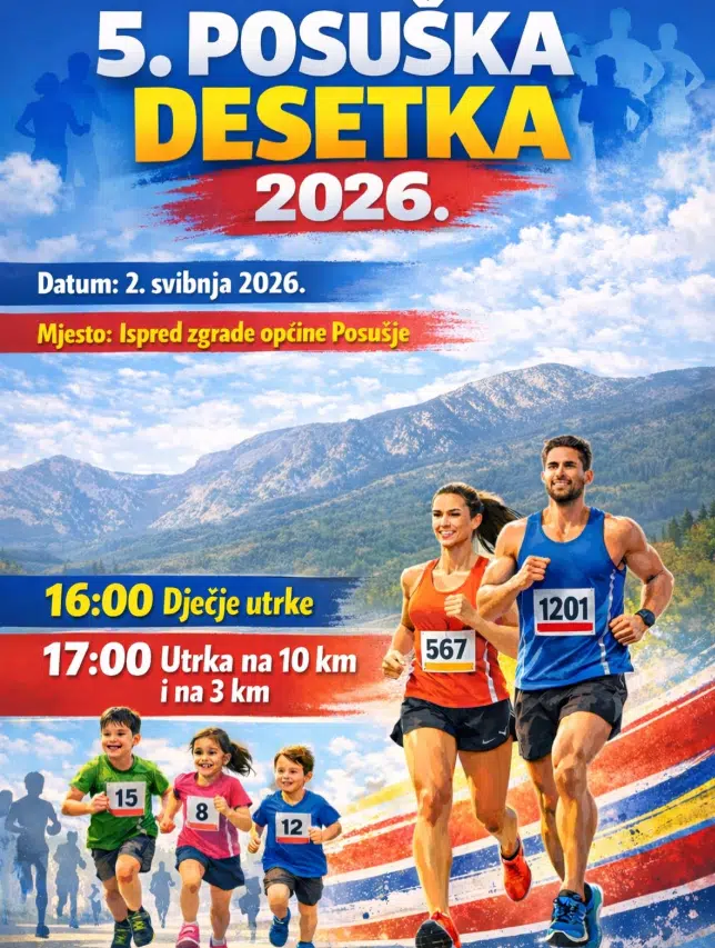 5. Posuška desetka: Dječje utrke besplatne, očekuje se velik broj sudionika