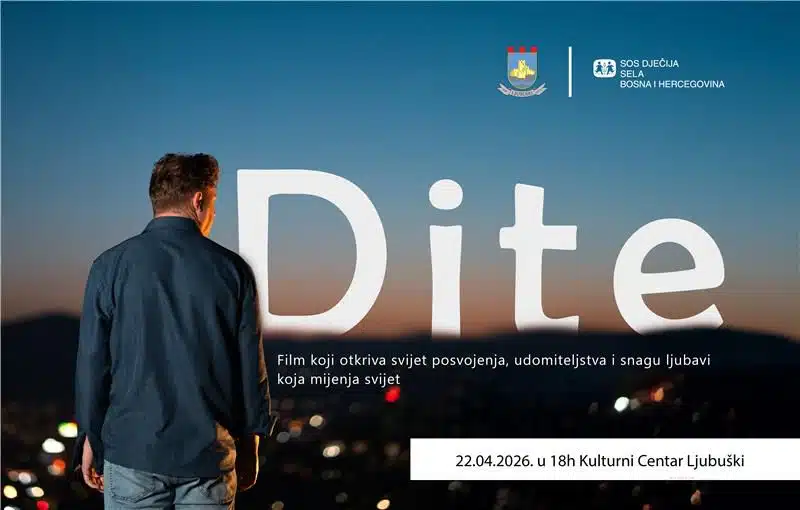 Premijerno u Ljubuškom: Film Dite koji otkriva svijet posvojenja, udomiteljstva i snagu ljubavi koja mijenja svijet