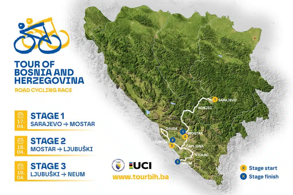 VAŽNA OBAVIJEST ZA VOZAČE – Privremena obustava prometa tijekom održavanja utrke „Tour of Bosnia and Herzegovina“