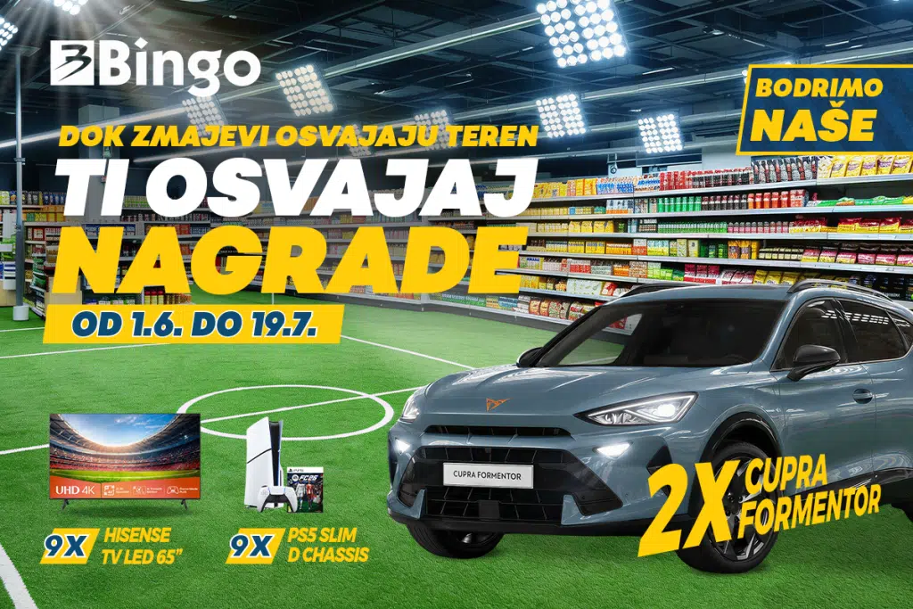 Bingo pokrenuo veliku nagradnu igru ”Bodrimo naše”