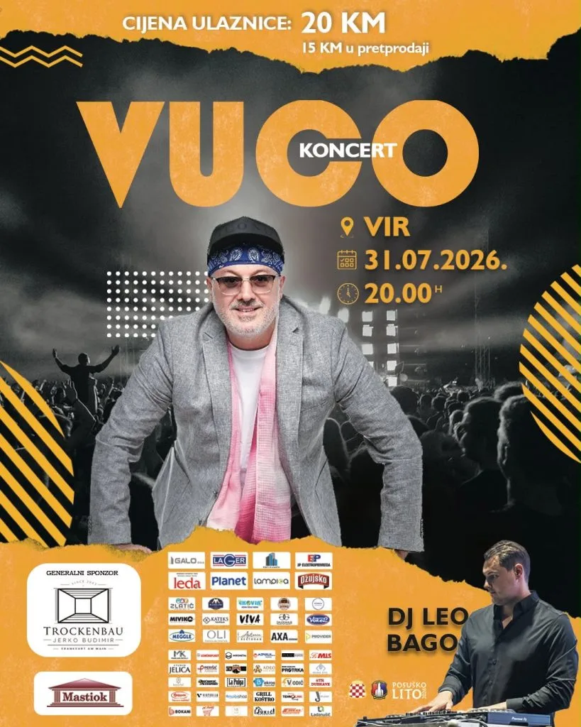 Siniša Vuco stiže u Vir: Spektakl ljeta uz DJ Lea Bagu i odličnu atmosferu