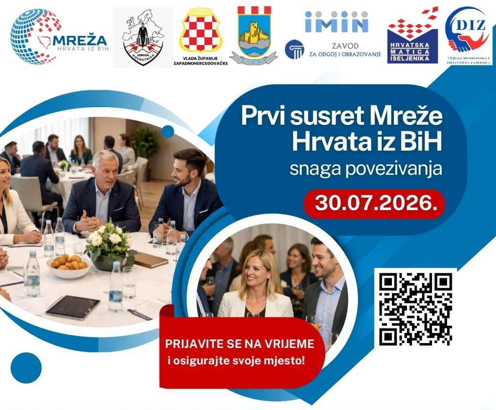 Ljubuški danas domaćin prvog susreta Mreže Hrvata iz BiH „Snaga povezivanja“