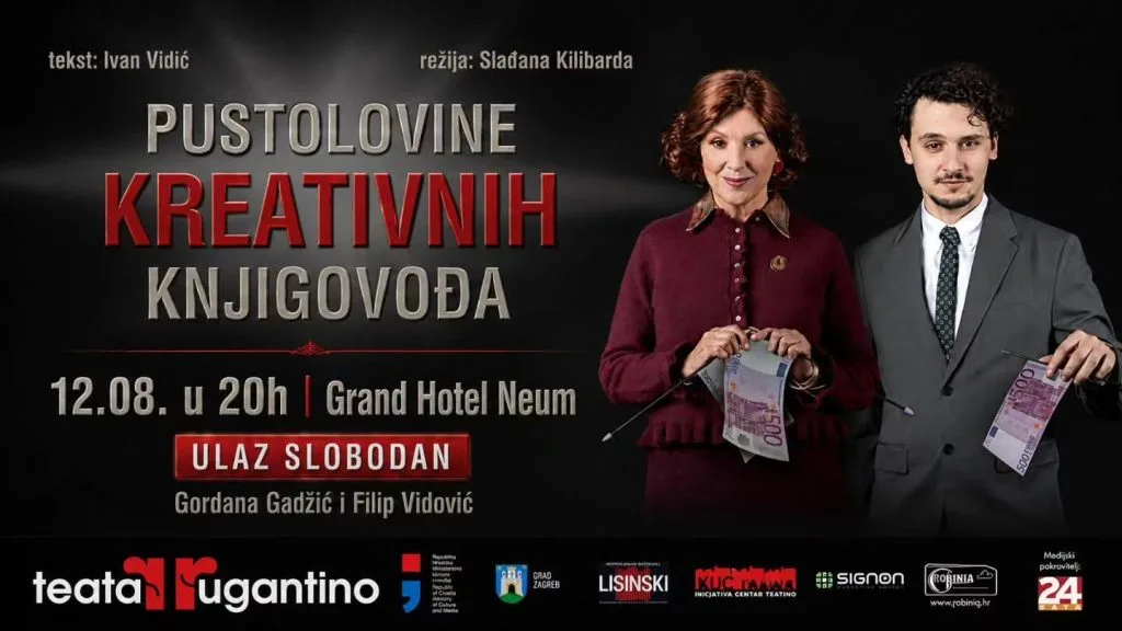 Predstava „Pustolovine kreativnih knjigovođa“ večeras u Neumu: očekuje vas večer ispunjena humorom i smijehom