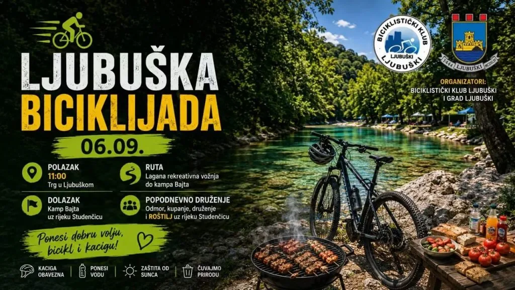 Ljubuška biciklijada ove nedjelje !