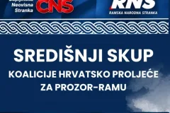NAJAVA: Središnji predizborni skup koalicije „Hrvatsko proljeće“ u Prozoru-Rami