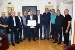 Gradonačelnik Markotić primio zapovjednike 51. domobranske pukovnije HVO Stjepan Radić