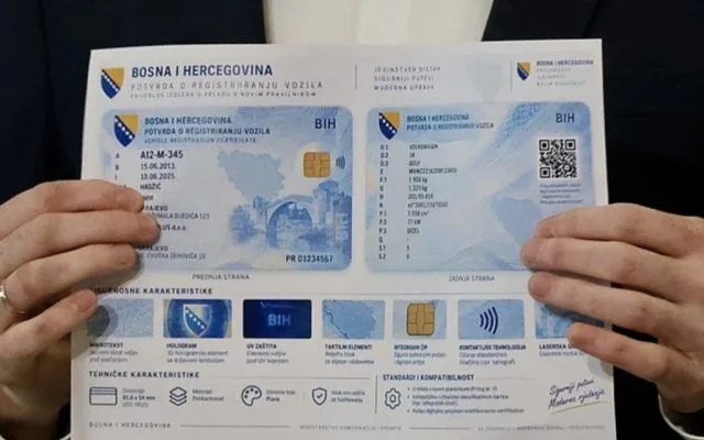 BiH ukida papirnate prometne dozvole. Stižu nove naljepnice