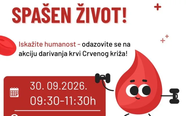 Darovana krv – spašen život: Poziv na akciju darivanja krvi u Neumu