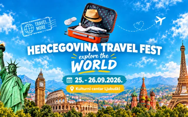 Ljubuški: Blanka Vlašić i Marija Zorka Vasilj otvorile prvi dan Hercegovina Travel Festa, večeras nastavak uz nova putopisna iskustva