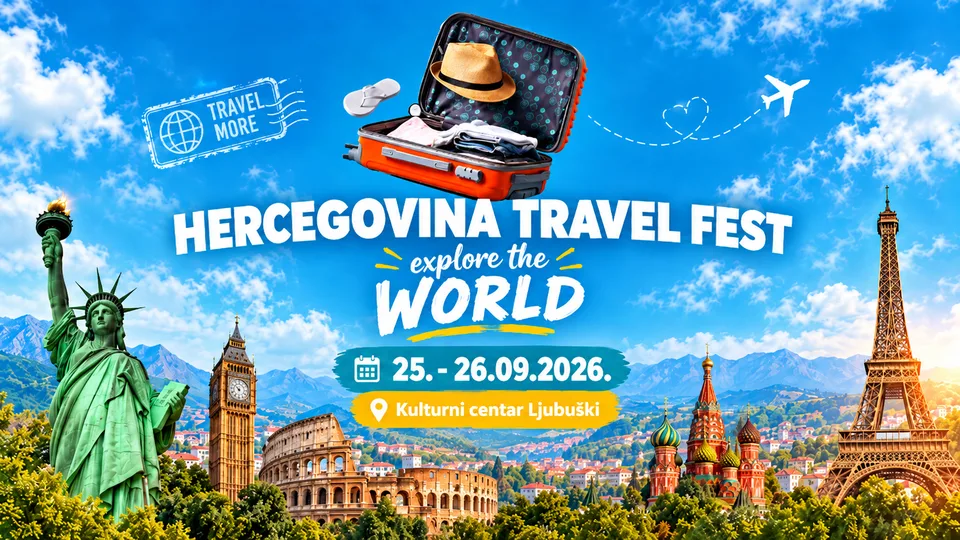 Ljubuški: Blanka Vlašić i Marija Zorka Vasilj otvorile prvi dan Hercegovina Travel Festa, večeras nastavak uz nova putopisna iskustva