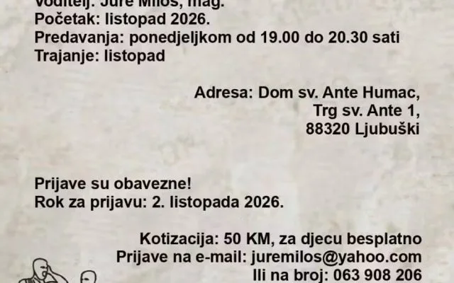 Škola gange u Ljubuškom: Upisi u 15. generaciju počinju u listopadu