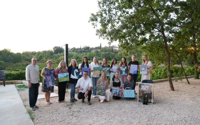 Spoj vina i kreativnosti: Održana „Art&Wine“ radionica u Vinariji Marijanović