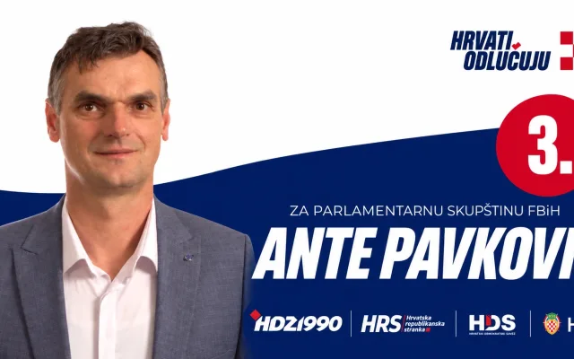 Ante Pavković kandidat za Zastupnički dom Parlamenta Federacije BiH
