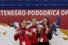 Anđa Tomić i Mija Begić srebrne na međunarodnom turniru u Podgorici