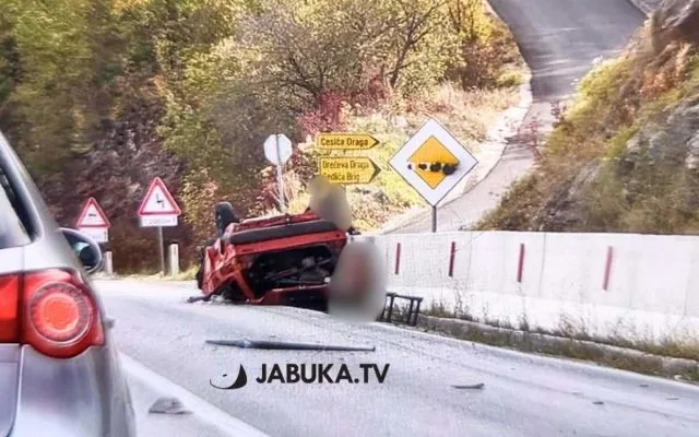 Teška prometna nesreća na regionalnoj cesti između Gruda i Posušja