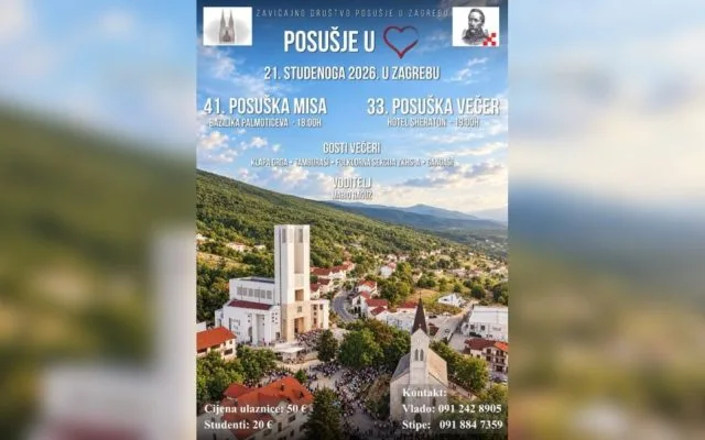 Poznat datum tradicionalnog susreta Posušana u Zagrebu