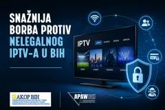AKOP BiH i APAW BiH pokreću efikasniju borbu protiv oglašavanja nelegalnog IPTV-a