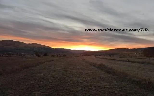 VIDEO: DOBRO vam umjereno vedro nedjeljno jutro iz Tomislavgrada!